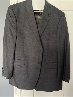 Jos. A. Bank Charcoal Micro-Check Sport Coat